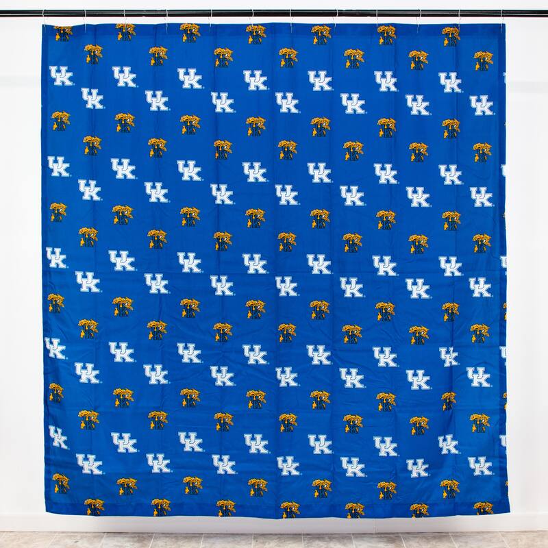 Kentucky Wildcats Printed Shower Curtain Cover 70" x 72" On Sale